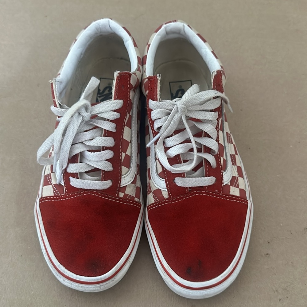 Vans SK8-Low Checkered Red - Picture 12 of 13